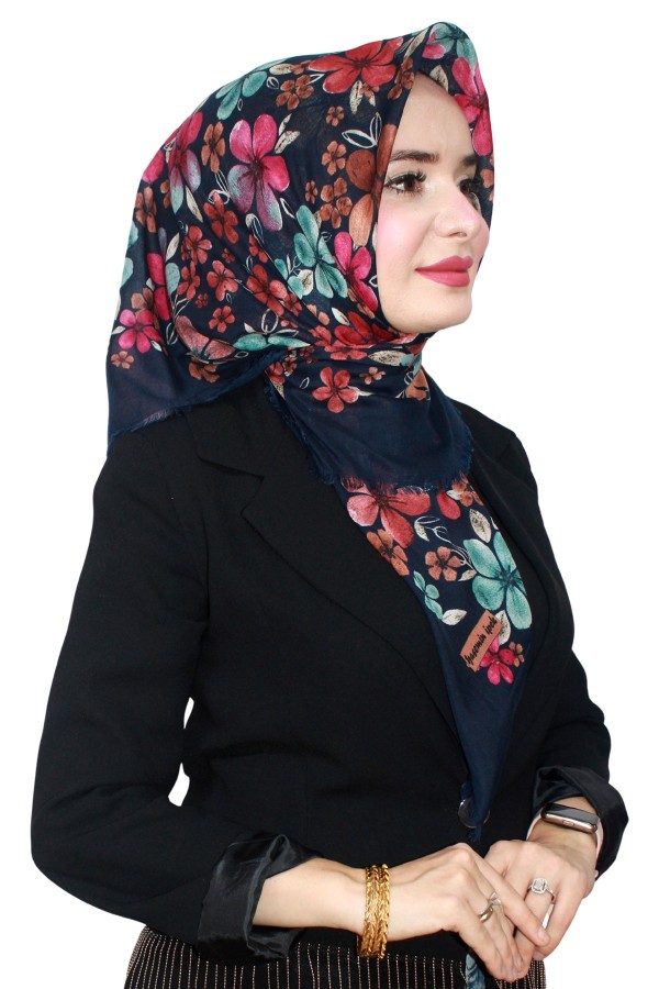 Çekme Coton Eşarp 1072-1