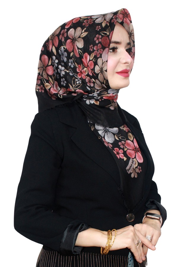 Çekme Coton Eşarp 1072-17