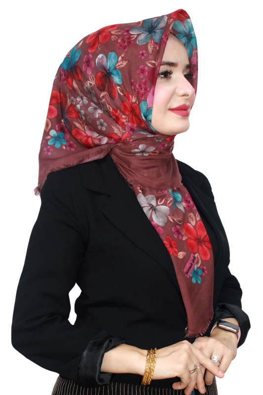 Çekme Coton Eşarp 1072-19