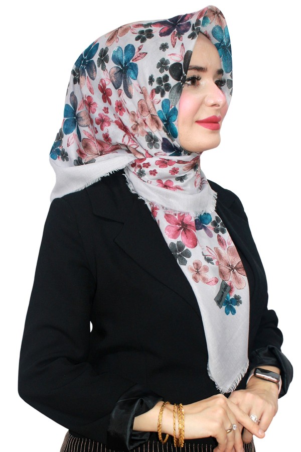 Çekme Coton Eşarp 1072-23