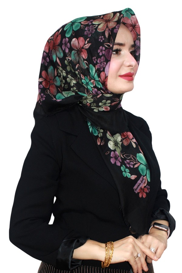 Çekme Coton Eşarp 1072-24