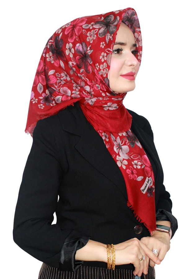Çekme Coton Eşarp 1072-25