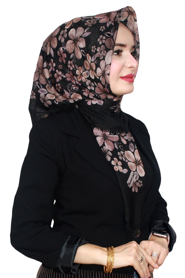 Çekme Coton Eşarp 1072-9