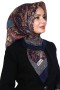 Pamuk Keten Flamlı Eşarp 1047-8