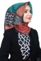 Pamuk Keten Flamlı Eşarp 1049-7