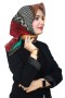Pamuk Keten Flamlı Eşarp 1049-6