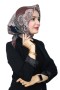 Pamuk Keten Flamlı Eşarp 1050-1