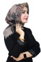 Pamuk Keten Flamlı Eşarp 1050-8