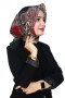 Pamuk Keten Flamlı Eşarp 1050-13