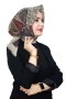 Pamuk Keten Flamlı Eşarp 1046-5
