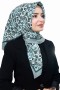 Desenli Bambu Eşarp 4104-7