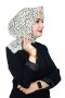 Pamuk Keten Flamlı Eşarp 1051-20