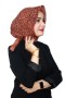Pamuk Keten Flamlı Eşarp 1051-24