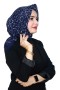 Pamuk Keten Flamlı Eşarp 1051-5