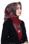 Pamuk Keten Flamlı Eşarp 1043-25
