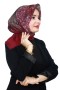 Pamuk Keten Flamlı Eşarp 1043-25