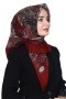 Pamuk Keten Flamlı Eşarp 1043-3