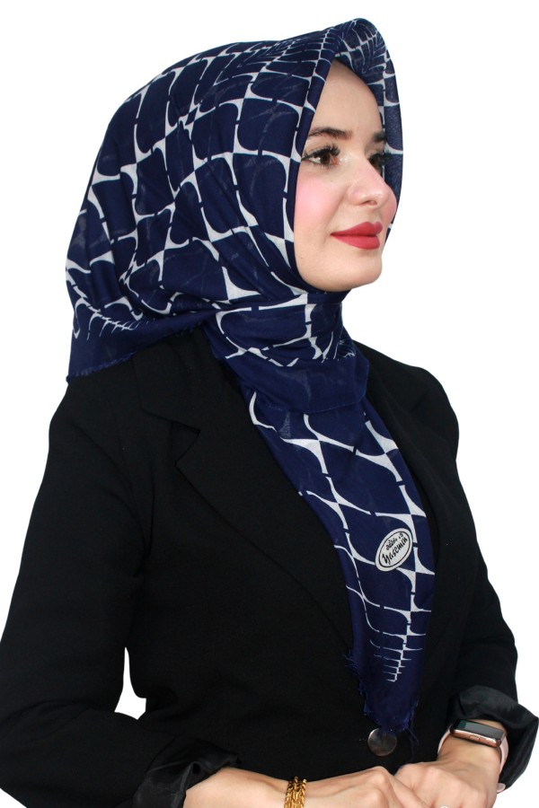 Çekme Coton Eşarp 1073-10