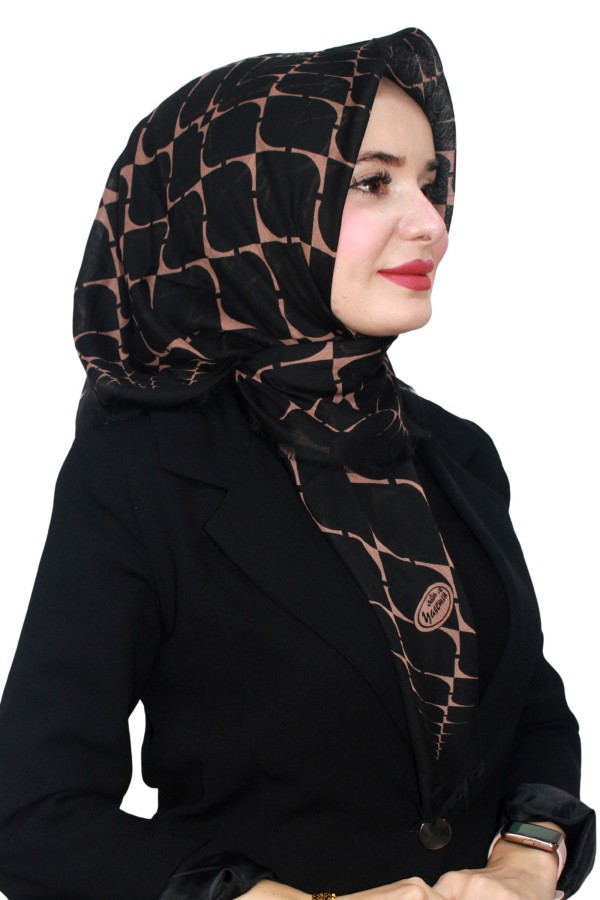Çekme Coton Eşarp 1073-16