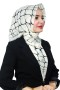 Çekme Coton Eşarp 1073-19