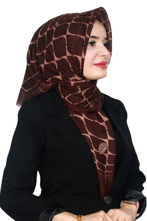 Çekme Coton Eşarp 1073-21