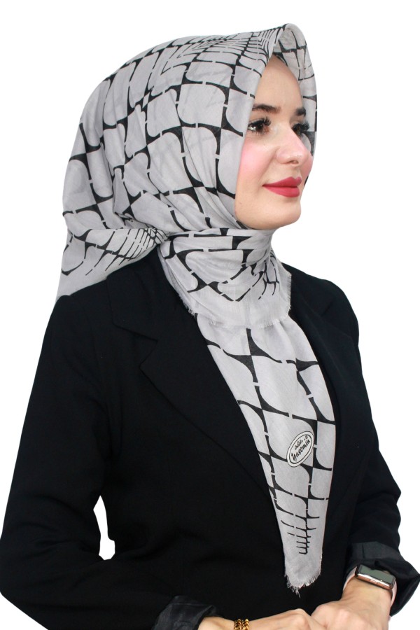 Çekme Coton Eşarp 1073-22