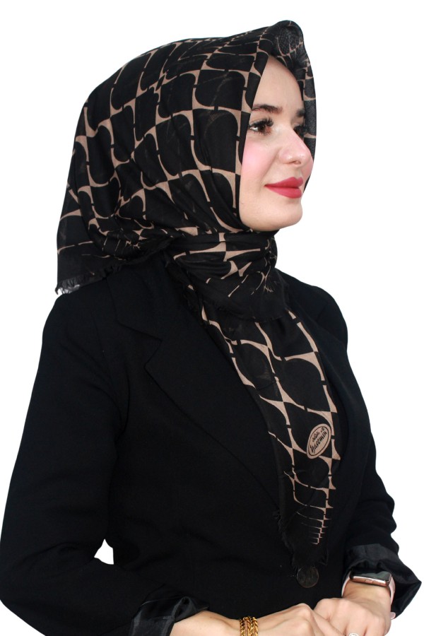Çekme Coton Eşarp 1073-24