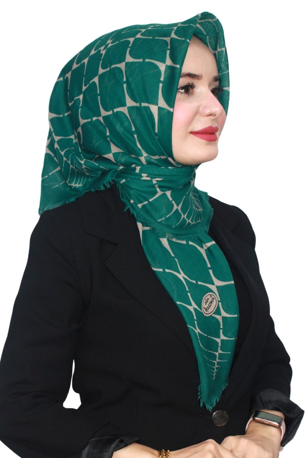 Çekme Coton Eşarp 1073-25