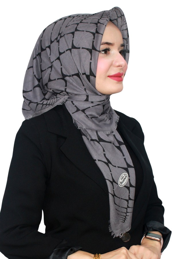 Çekme Coton Eşarp 1073-3