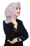Pamuk Keten Flamlı Eşarp 1041-10