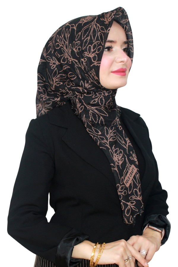 Pamuk Flamlı Eşarp 1065-4