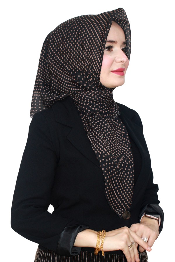 Pamuk Flamlı Eşarp 1065-3