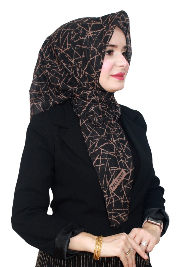 Pamuk Flamlı Eşarp 1065-21