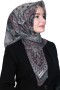 Pamuk Keten Flamlı Eşarp 1042-5
