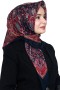 Pamuk Keten Flamlı Eşarp 1040-20