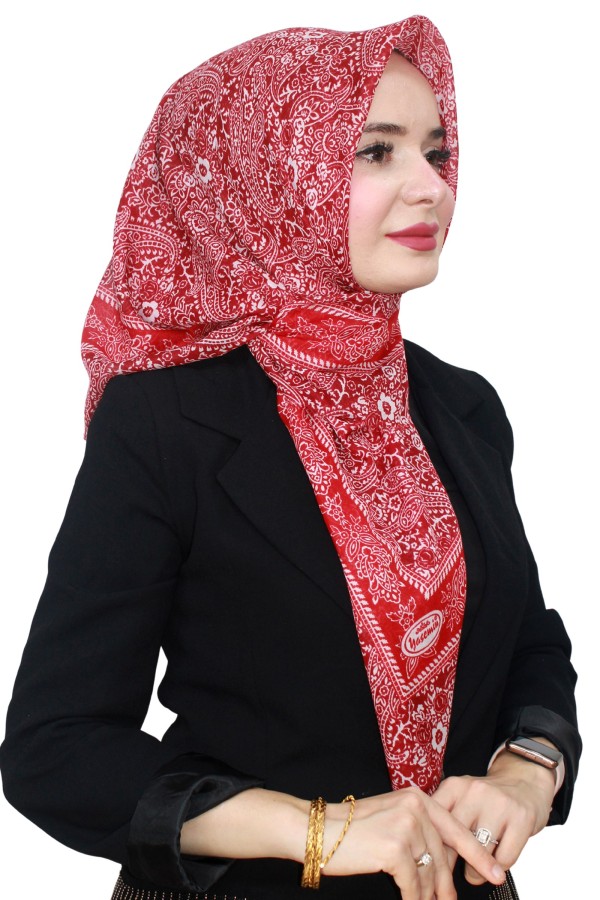 Yasemin Pamuk Flamlı Eşarp 1008-16