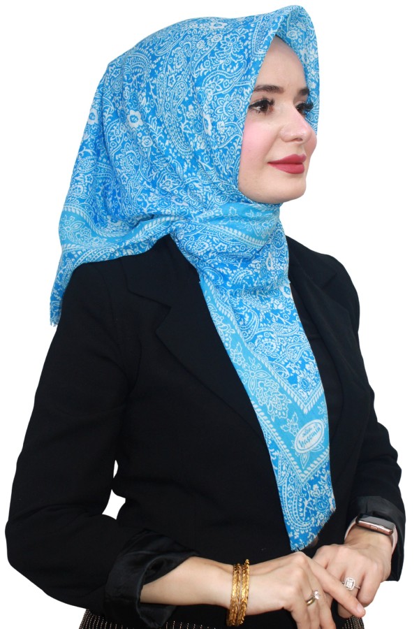 Yasemin Pamuk Flamlı Eşarp 1008-8