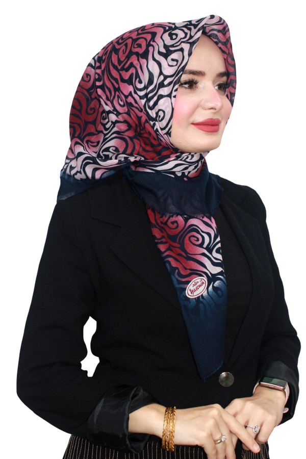 Flamlı (Pamuk) Eşarp 1076-1
