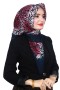 Flamlı (Pamuk) Eşarp 1076-1