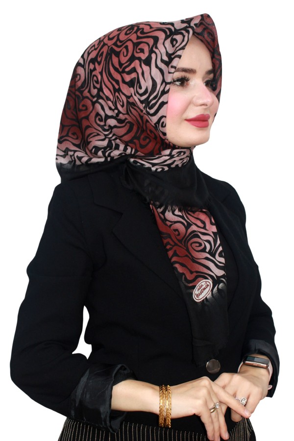 Flamlı (Pamuk) Eşarp 1076-12