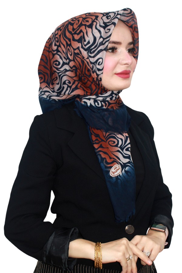 Flamlı (Pamuk) Eşarp 1076-14