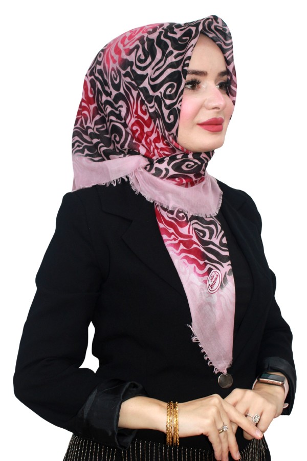 Flamlı (Pamuk) Eşarp 1076-16