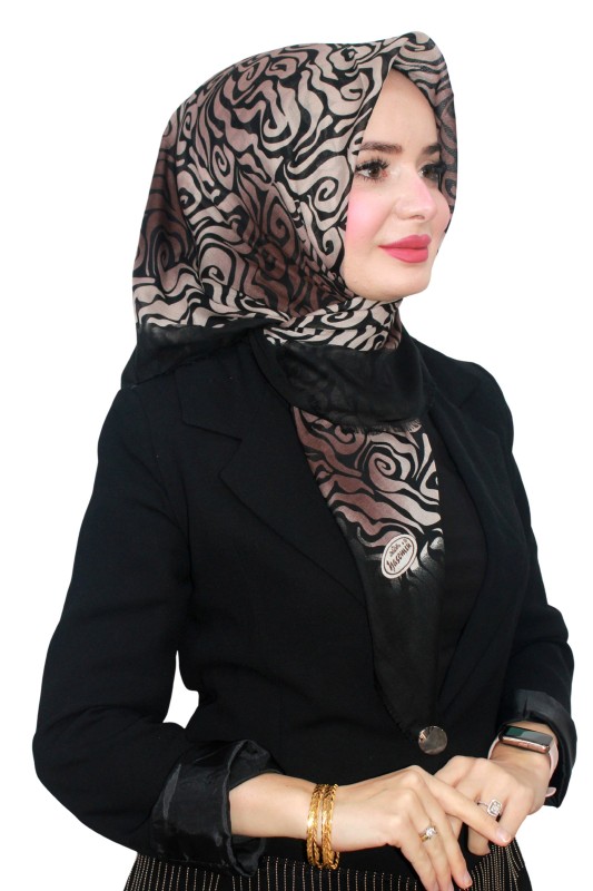 Flamlı (Pamuk) Eşarp 1076-19