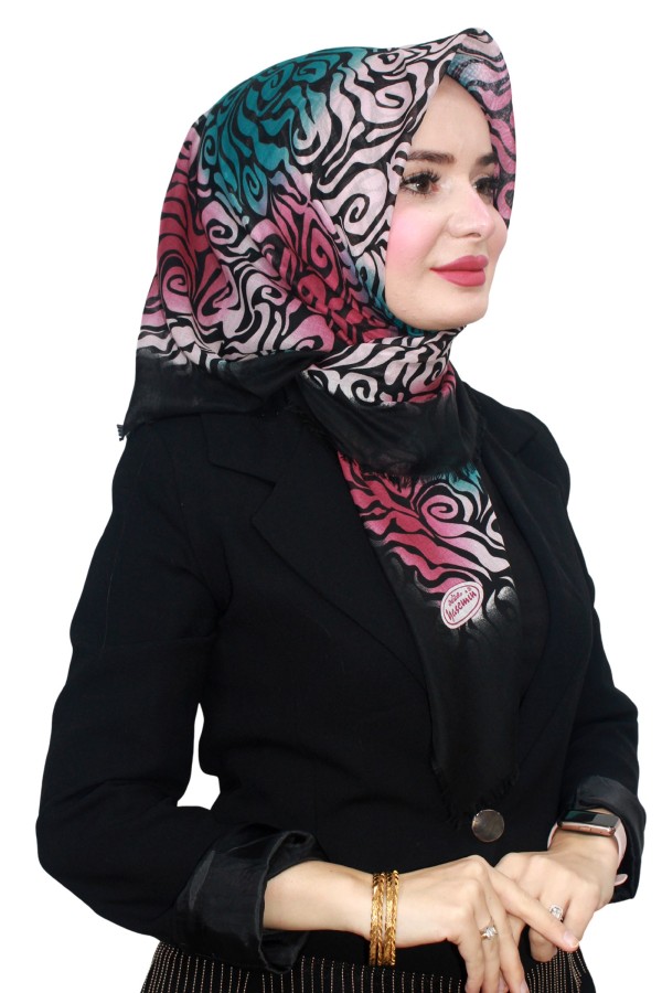 Flamlı (Pamuk) Eşarp 1076-20