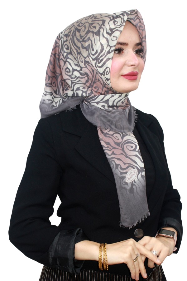 Flamlı (Pamuk) Eşarp 1076-24