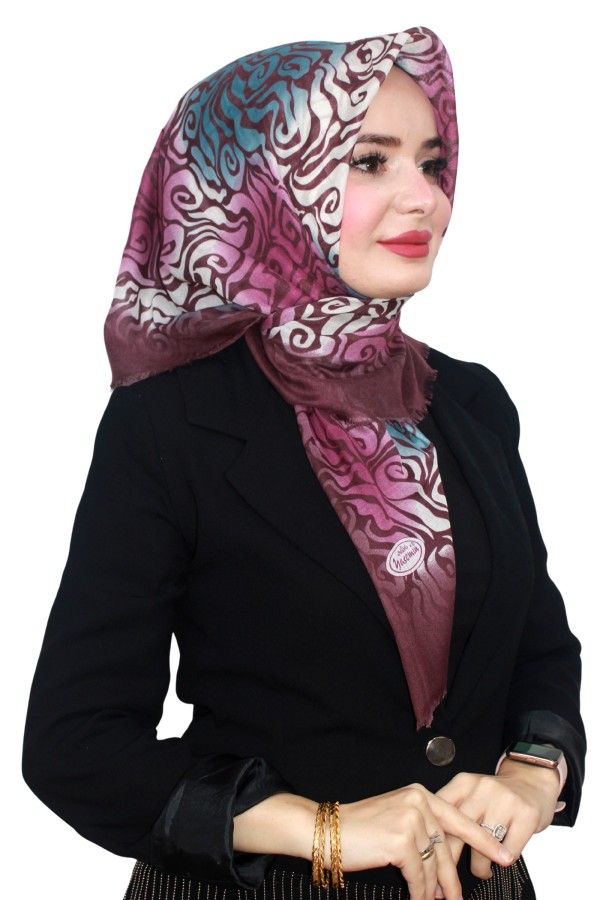 Flamlı (Pamuk) Eşarp 1076-7