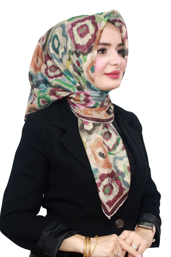 Organik (Pamuk) Eşarp 4167-9