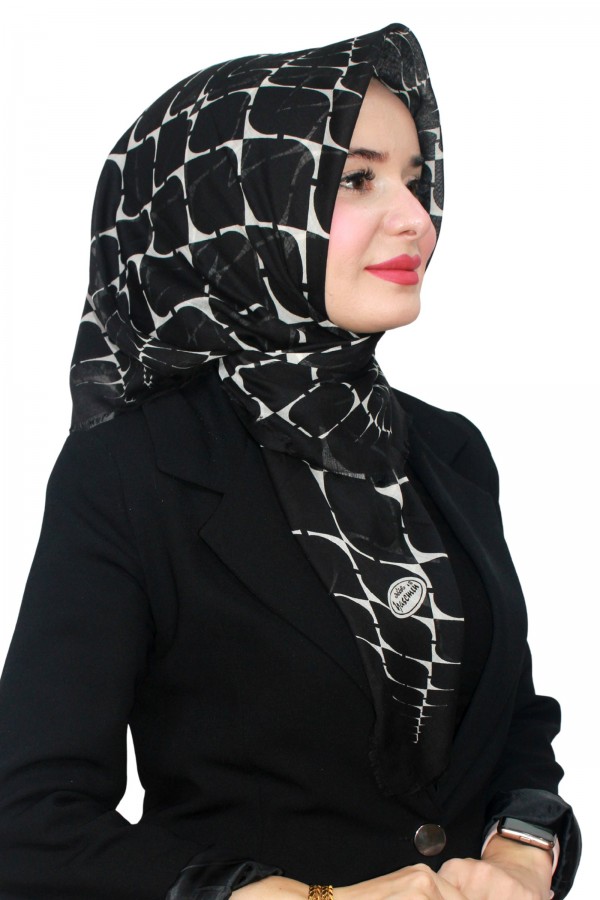 Çekme Coton Eşarp 1073-1