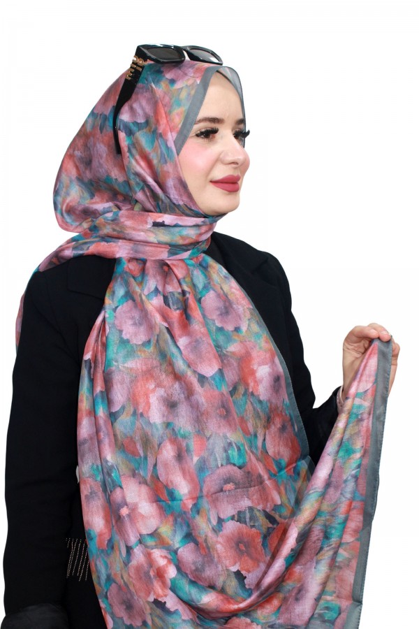 Özel Seri Zer Organik Pamuk Şal 5135-10