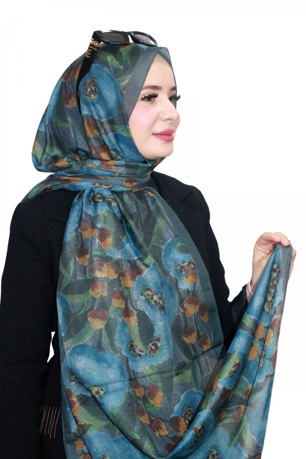 Özel Seri Zer Organik Pamuk Şal 5135-7